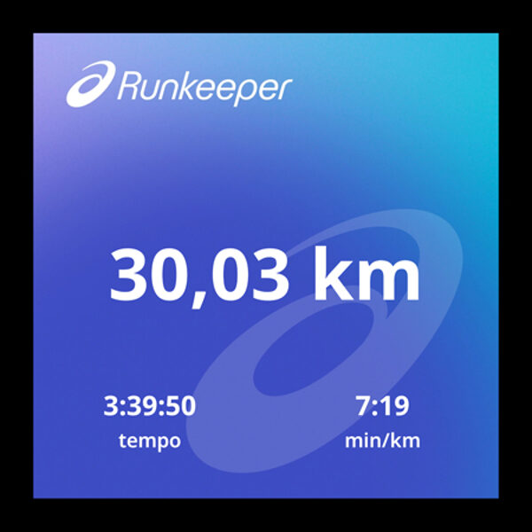 Run 30km | 14.05.2023 | 30,03km | 03:39:50 | 07:19 min/km