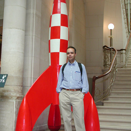 Tintin Rocket, Brussels, Belgium, 28.07.2001