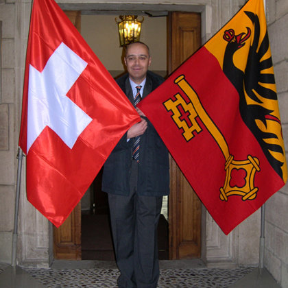 My Swiss naturalization day, Geneva, Switzerland, 19.04.2004