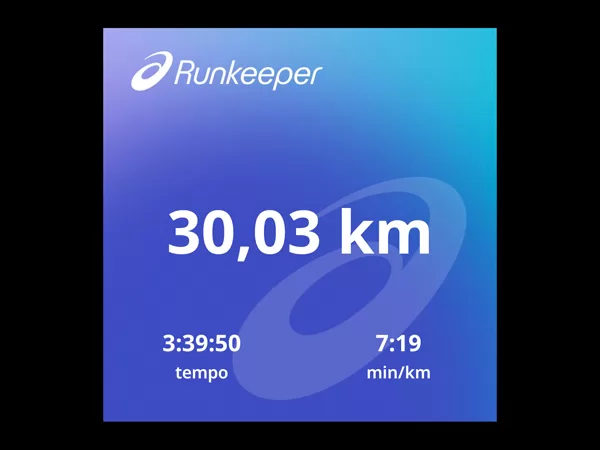 Run 30km | 14.05.2023 | 30,03km | 03:39:50 | 07:19 min/km