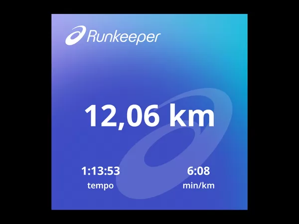 Run 12km | 12.11.2023 | 12,06km | 01:13:53 | 06:08 min/km