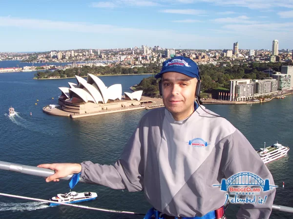 Bridge Climb Sydney, "I've climbed it!", Sydney, Australia, 21.10.2003