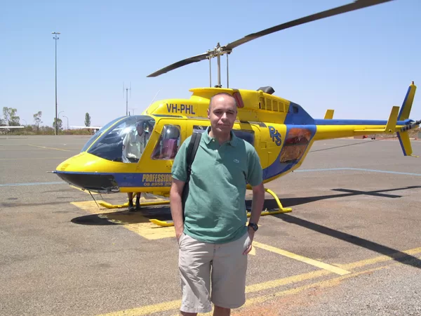 Helicopter tour, Uluru (Ayers Rock), Australia, 26.10.2003