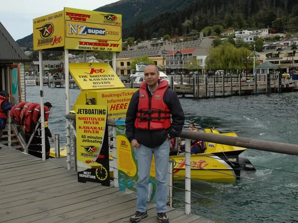 Jet Boating, Queenstown, New Zealand, 26.10.2004