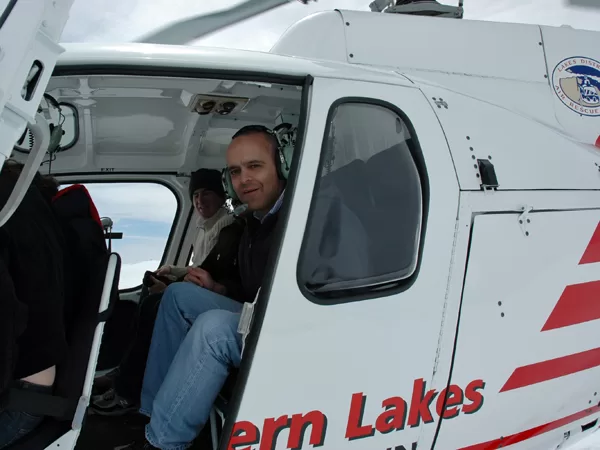 Helicopter tour, Mount Cook, New Zealand, 26.10.2004